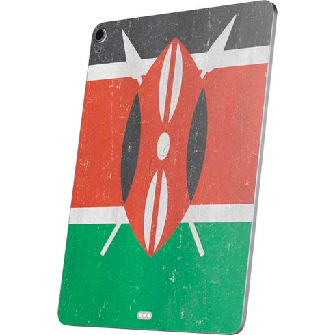 Kenya Flag Distressed Apple iPad Air Skin